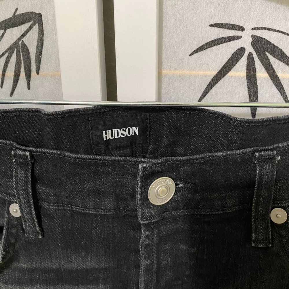 Hudson Riley Relaxed Straight 5 Pocket Jeans, Fragmented 30 - Picture 5 of 9